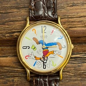 VINTAGE LORUS DISNEY GOOFY ANIMATED WATCH